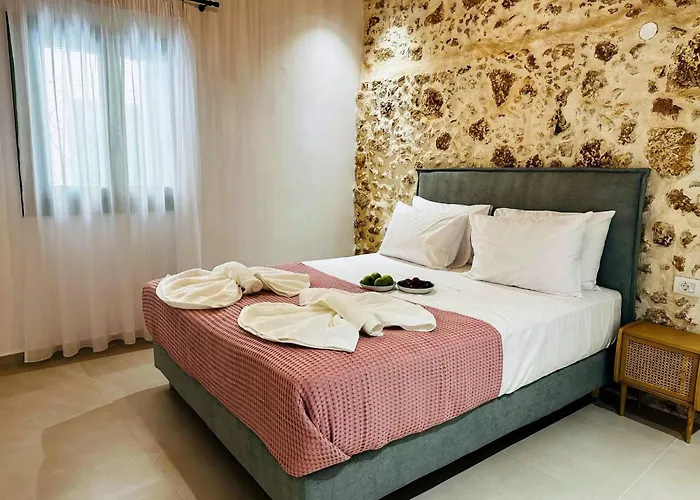 別荘 Roussos Place - Next To Splantzia Square - 2bd 2ba ハニア